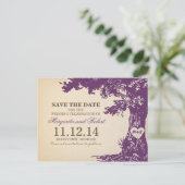 プラム古いオークの木は日付はがきを保存 案内ポストカード (スタンド正面)