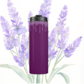 プラム完璧 – エレガント無地のグリッター- タンブラー