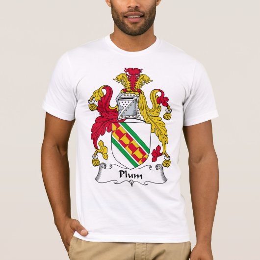 プラム家紋 Tシャツ (正面)