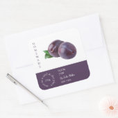 プラム小ビジネスラベル スクエアシール (封筒)