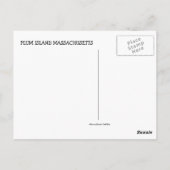 プラム島のポストカード ポストカード (裏面)