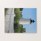 プラム島の灯台マサチューセッツジグソーパズル ジグソーパズル (横)