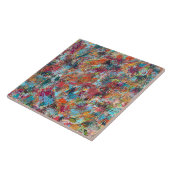 プラム熱狂する6 x 6セラミックタイル タイル (側面)