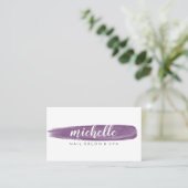 プラム爪、 ネイルポーランドブラシサロンマニキュアソーシャルメディア 名刺 (スタンド正面)