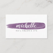 プラム爪、 ネイルポーランドブラシサロンマニキュアソーシャルメディア 名刺 (正面)