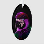 プラム素晴らしグローパロット オーナメント (正面)