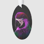 プラム素晴らしグローパロット オーナメント (正面)