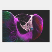 プラム素晴らしグローパロット ラッピングペーパーシート (正面3)