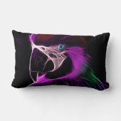 プラム素晴らしグローパロット ランバークッション (裏面)