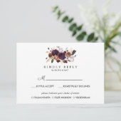 プラム素朴 | Boho wedding RSVP MEALオプション (スタンド正面)