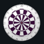 プラム紫色および白 ダーツボード<br><div class="desc"></div>