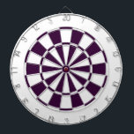 プラム紫色および白 ダーツボード<br><div class="desc"></div>