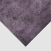 プラム色あせた印刷された羊皮紙の紙手書き 薄葉紙 (詳細)