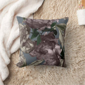 プラム花のブレンドの装飾的な枕 クッション (ブランケット)