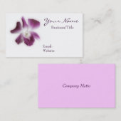 プラム蘭 名刺 (正面/裏面)