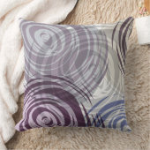 プラム螺線形のデザインのレトロの装飾用クッション クッション (ブランケット)