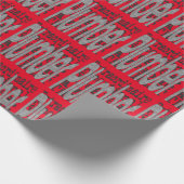 プラム超並外れた ラッピングペーパー (角)