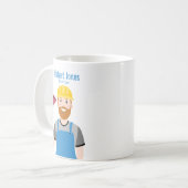 プラム コーヒーマグカップ (正面左)