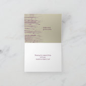 プラム·サンキュー·ノート·カード サンキューカード (内部)