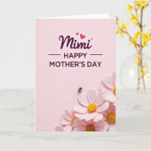 プラム スクリプト 母の日 ラブカード カード (黄色い花)
