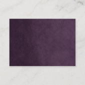 プラム・ストリングラ結婚イトの護衛カード プレイスカード (裏面)