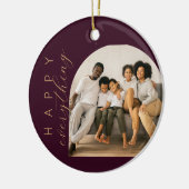 プラム・ハッピー・オールデイト セラミックオーナメント (左)