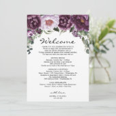 プラム ピオニー ウェディング ウェルカム 旅程 プログラム (スタンド正面)