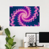 プラム – フラクタルポスター ポスター (ホームオフィス)