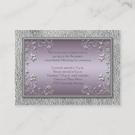 プラム&ペーター披露宴カード エンクロージャーカード