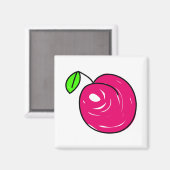 プラム マグネット (正面/裏面)