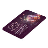 プラム・メイソンの瓶ホタル日付を保存 マグネット (左側)