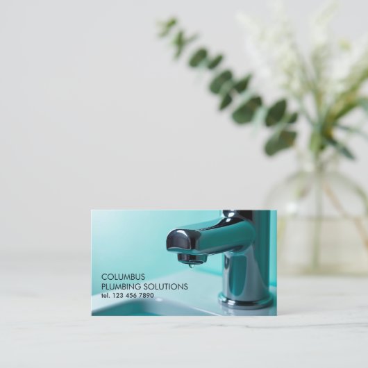 プラム 名刺 (スタンド正面)