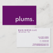 プラム 名刺 (正面/裏面)