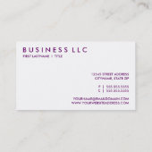 プラム 名刺 (裏面)