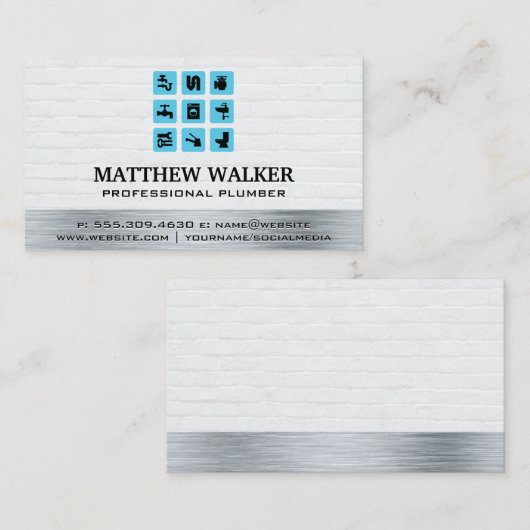 プラム | 熟練労働者 名刺 (正面/裏面)