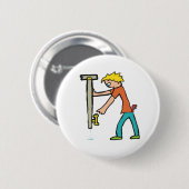 プラム 缶バッジ (正面&裏面)