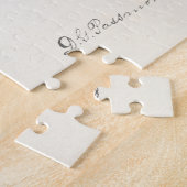 プラム(Prunus Domestica)果実水色絵画の ジグソーパズル (側面)