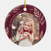 プラム | Winter Laurel写真 セラミックオーナメント (裏面)