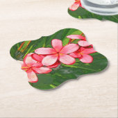 プラメリアスピンク ペーパーコースター (アングル)
