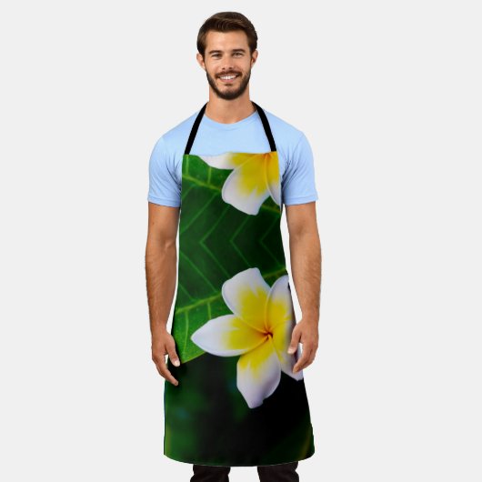 プラメリア エプロン (着用した状態)