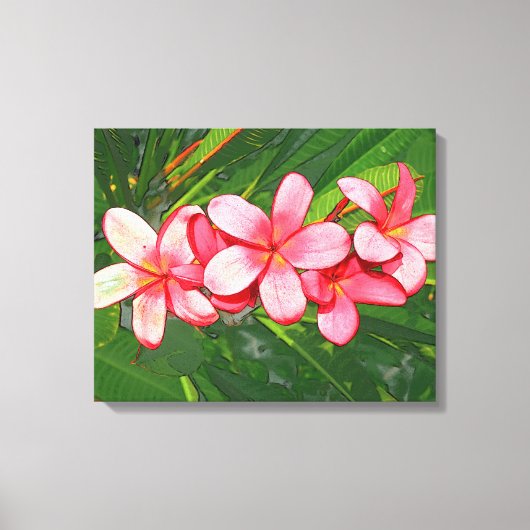 プラメリア キャンバスプリント (正面)