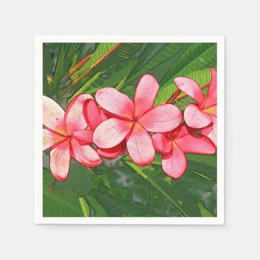 プラメリア スタンダードカクテルナプキン (正面)