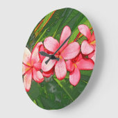 プラメリア ラージ壁時計 (傾斜)
