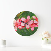 プラメリア ラージ壁時計 (ホーム)