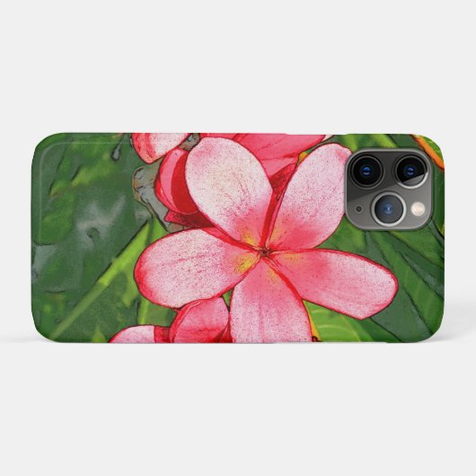 プラメリア Case-Mate iPhoneケース (裏面(横))