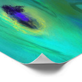 プラメ威厳のあるージ:森のクジャクを魅了 ポスター (角)