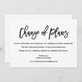 プラモダンンのカードのブラシス結婚クリプト変更 セーブザデート (正面/裏面)