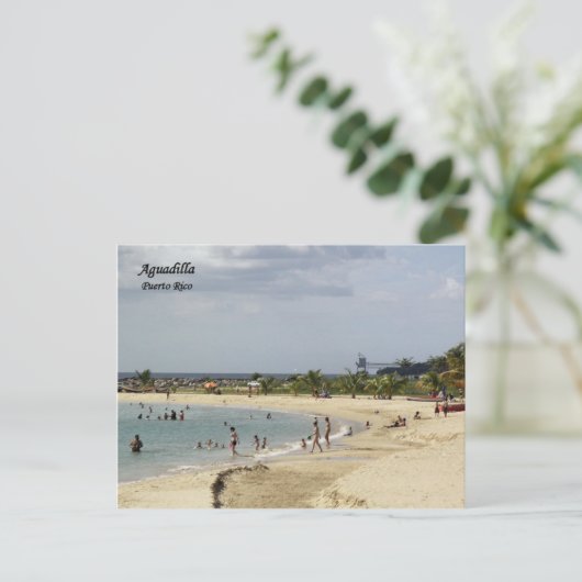 プラヤエンアグアディラプエルトリコ ポストカード (スタンド正面)