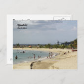 プラヤエンアグアディラプエルトリコ ポストカード (正面/裏面)