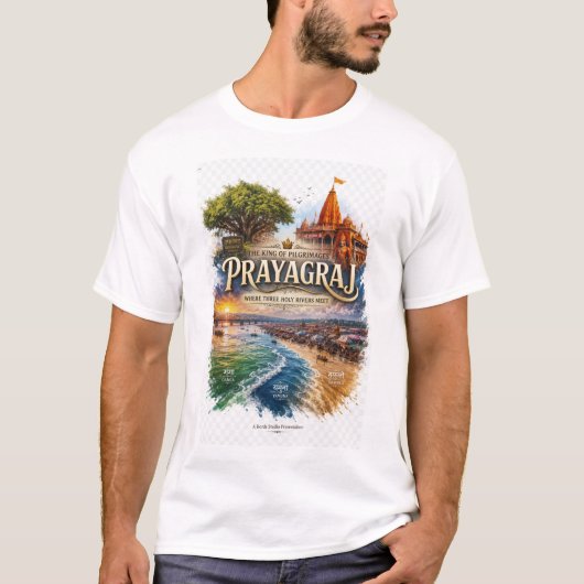 "プラヤグラジ" ホリスティックTシャツ Tシャツ (正面)